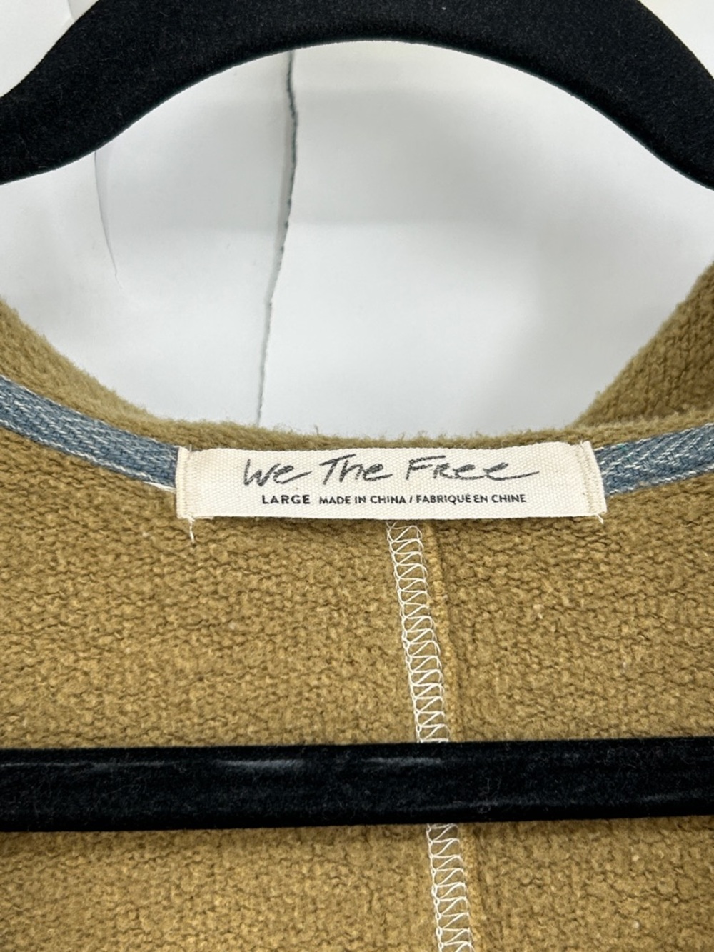 We The Free Color Block Collared Sweatshirt Dress Size Large - Picture 3 of 6